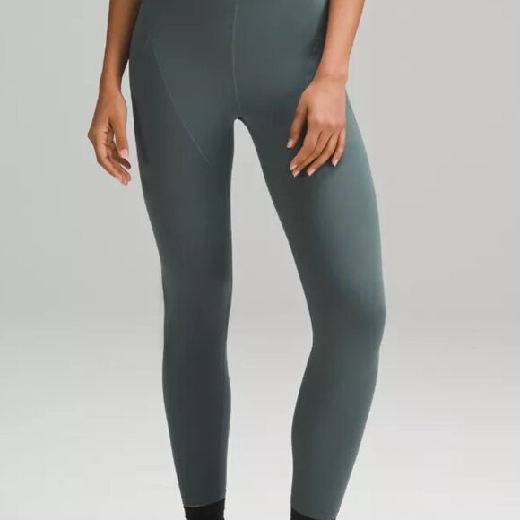 lululemon athletica Pants - Lululemon Lab Nulu Yoga Tight 25" Sea Green Size 4